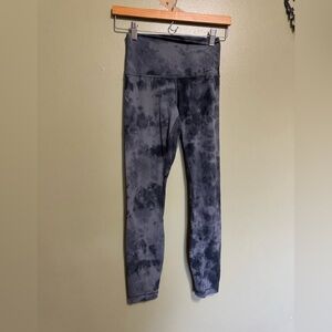 Lululemon‎ Align Pants in a Diamond Dye Graphite Grey, Size 4